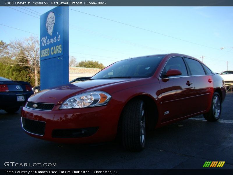 Red Jewel Tintcoat / Ebony Black 2008 Chevrolet Impala SS