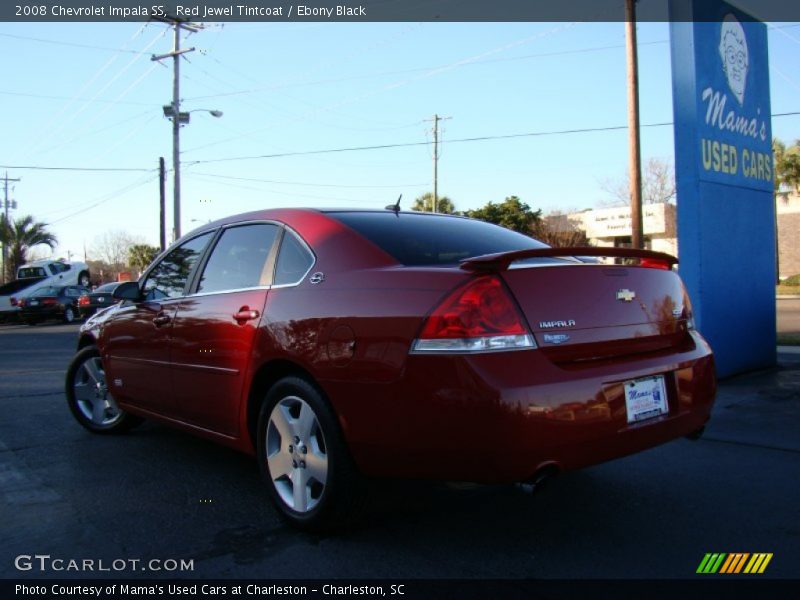 Red Jewel Tintcoat / Ebony Black 2008 Chevrolet Impala SS