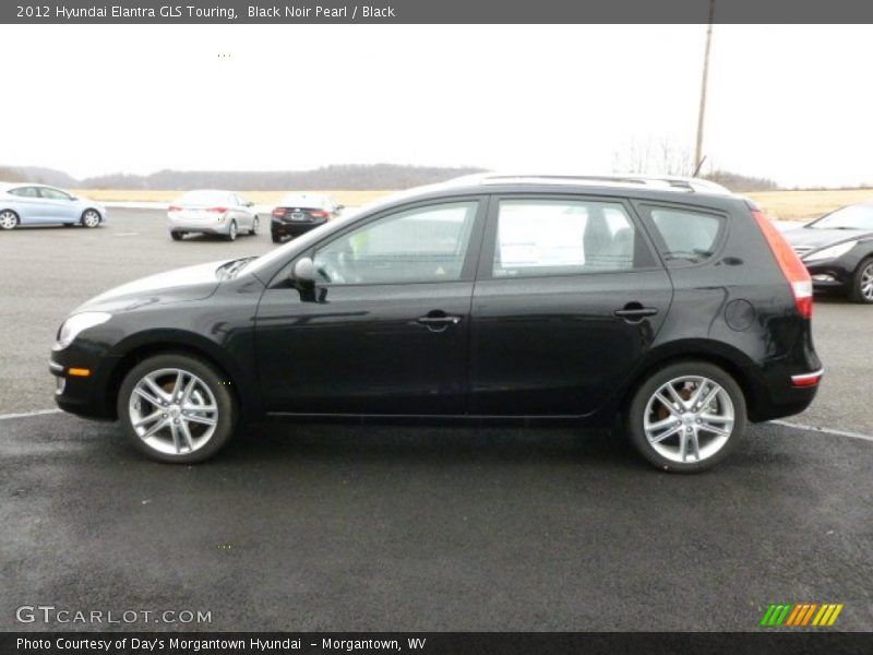 Black Noir Pearl / Black 2012 Hyundai Elantra GLS Touring