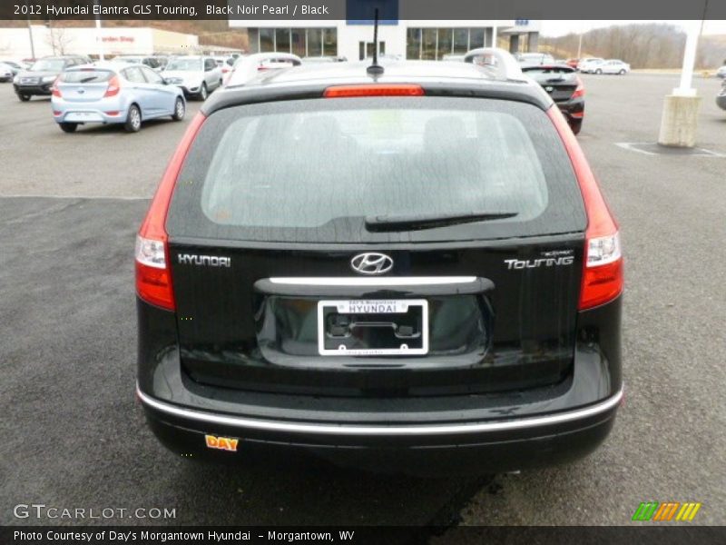 Black Noir Pearl / Black 2012 Hyundai Elantra GLS Touring