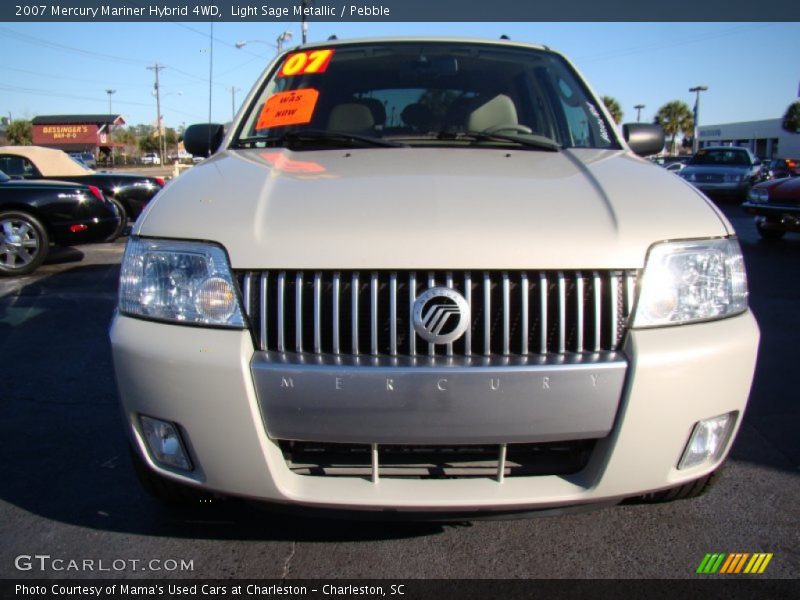 Light Sage Metallic / Pebble 2007 Mercury Mariner Hybrid 4WD