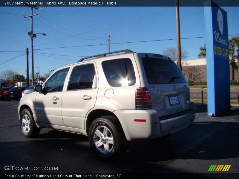 Light Sage Metallic / Pebble 2007 Mercury Mariner Hybrid 4WD