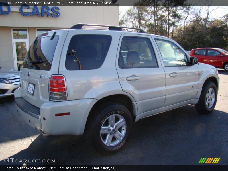 Light Sage Metallic / Pebble 2007 Mercury Mariner Hybrid 4WD