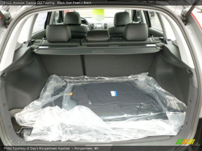 Black Noir Pearl / Black 2012 Hyundai Elantra GLS Touring