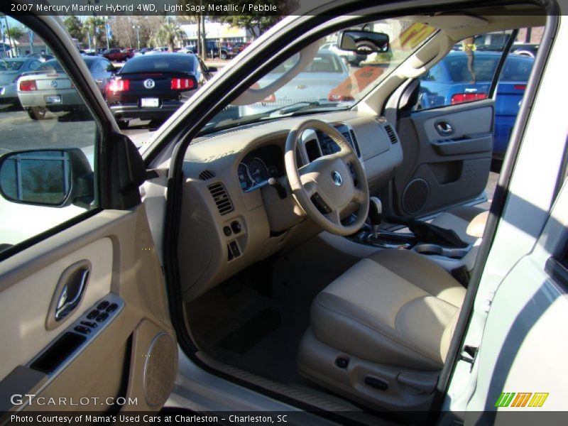 Light Sage Metallic / Pebble 2007 Mercury Mariner Hybrid 4WD