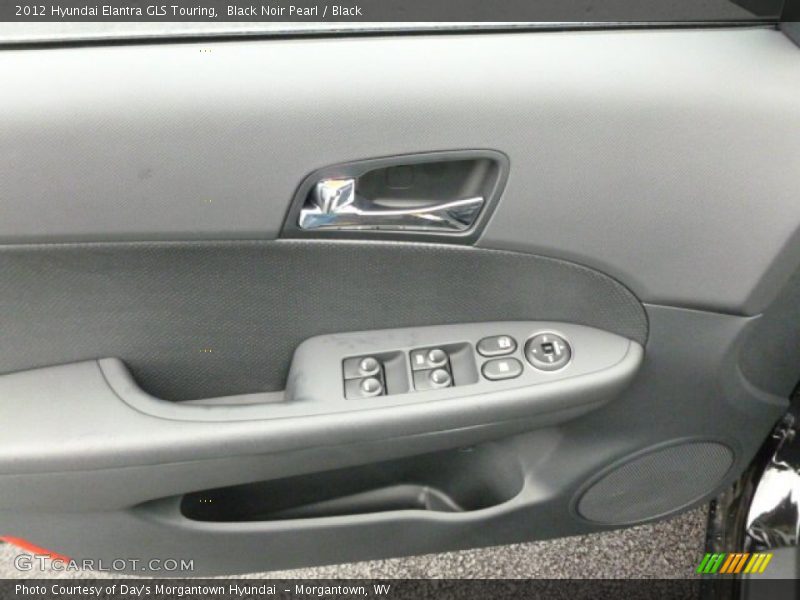 Black Noir Pearl / Black 2012 Hyundai Elantra GLS Touring
