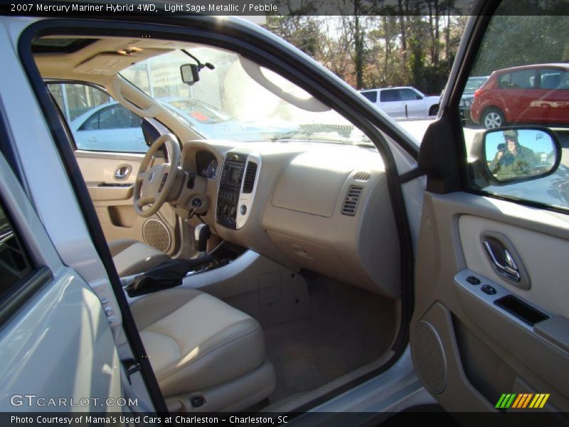 Light Sage Metallic / Pebble 2007 Mercury Mariner Hybrid 4WD