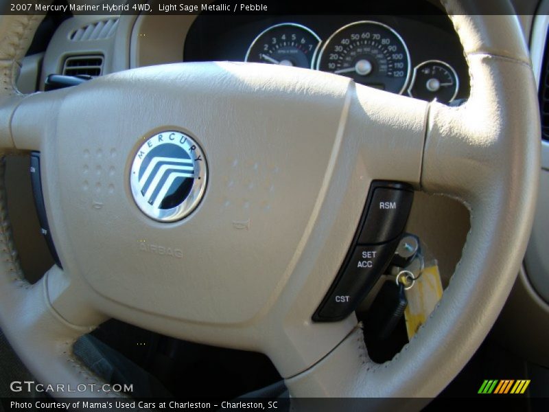 Light Sage Metallic / Pebble 2007 Mercury Mariner Hybrid 4WD