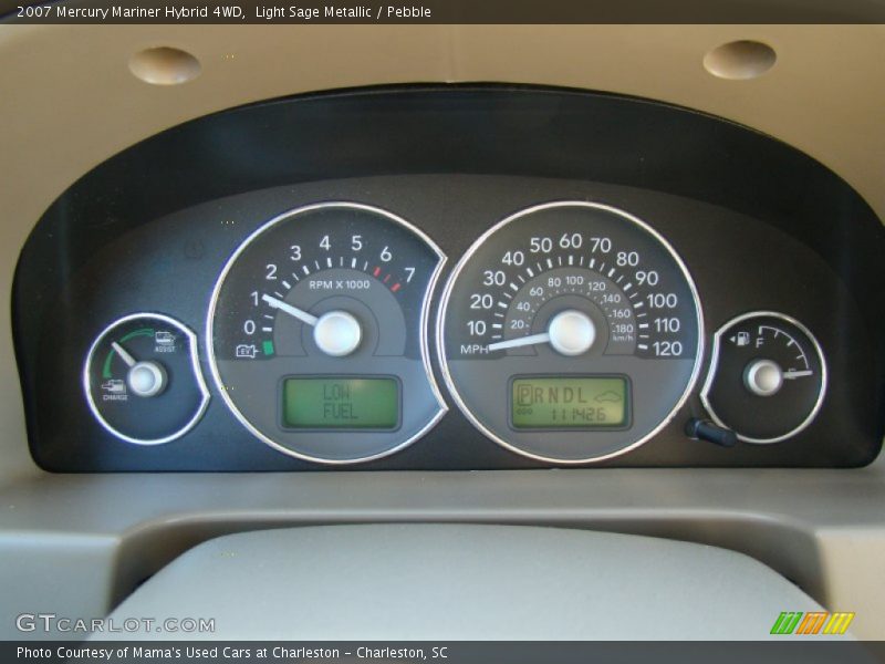  2007 Mariner Hybrid 4WD Hybrid 4WD Gauges