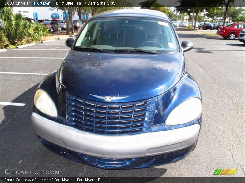 Patriot Blue Pearl / Dark Slate Gray 2003 Chrysler PT Cruiser