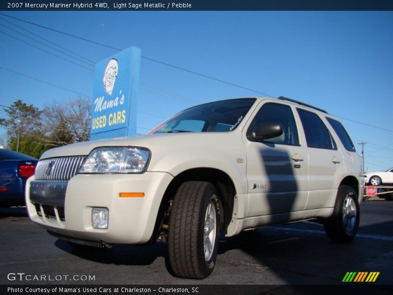 Light Sage Metallic / Pebble 2007 Mercury Mariner Hybrid 4WD