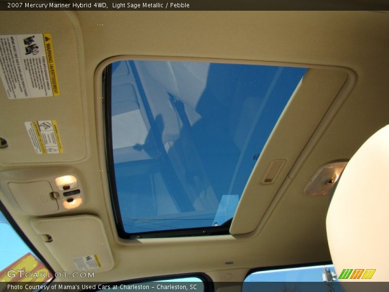 Light Sage Metallic / Pebble 2007 Mercury Mariner Hybrid 4WD