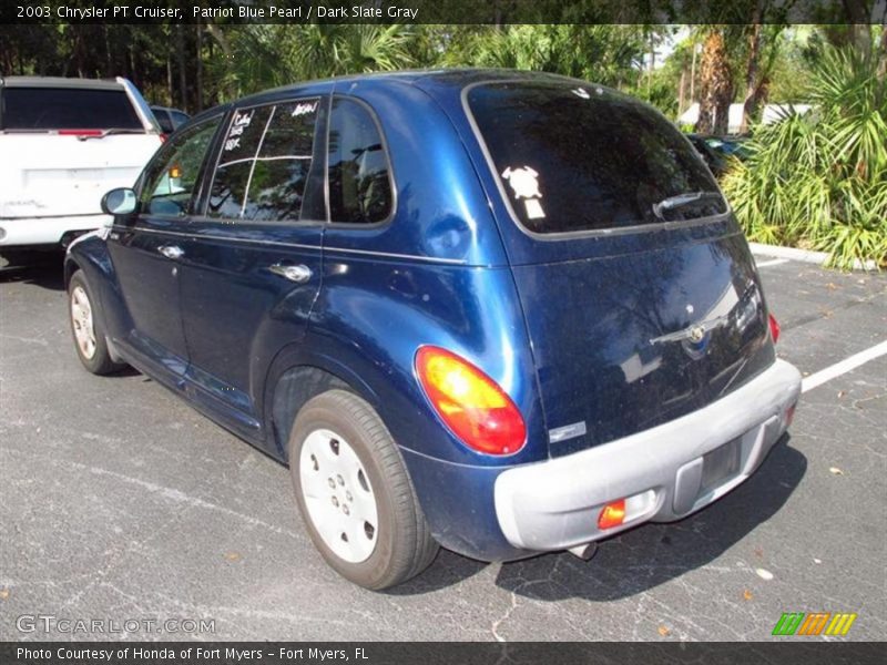 Patriot Blue Pearl / Dark Slate Gray 2003 Chrysler PT Cruiser