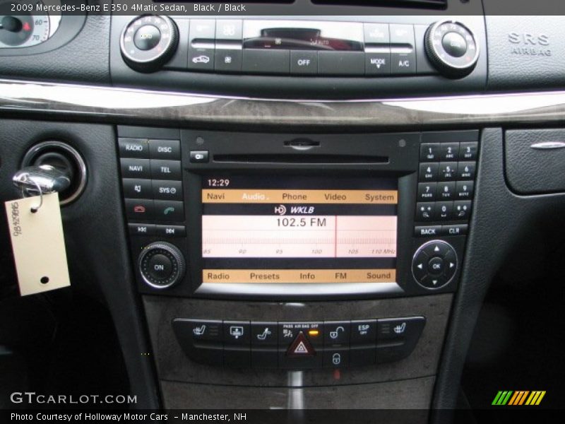 Black / Black 2009 Mercedes-Benz E 350 4Matic Sedan