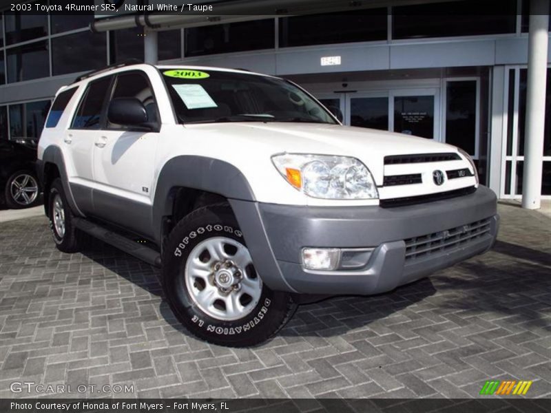 Natural White / Taupe 2003 Toyota 4Runner SR5