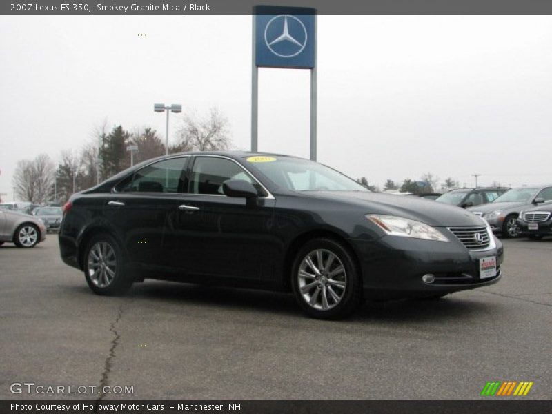 Smokey Granite Mica / Black 2007 Lexus ES 350