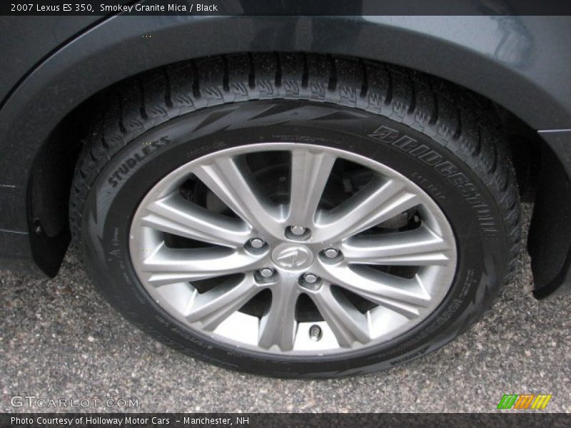 Smokey Granite Mica / Black 2007 Lexus ES 350