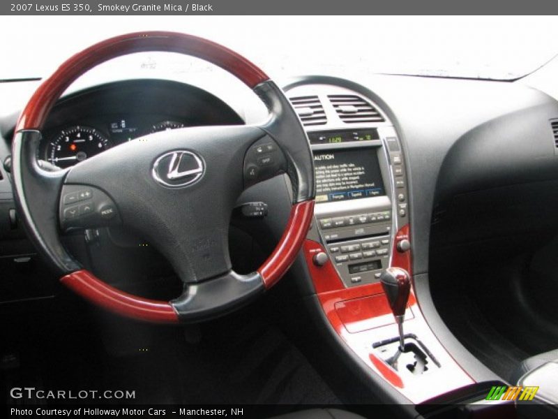 Smokey Granite Mica / Black 2007 Lexus ES 350