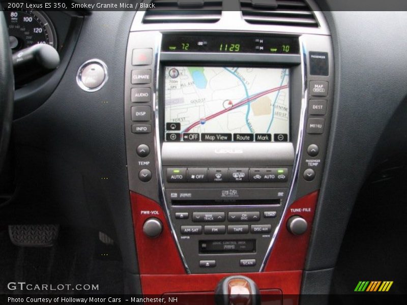 Smokey Granite Mica / Black 2007 Lexus ES 350