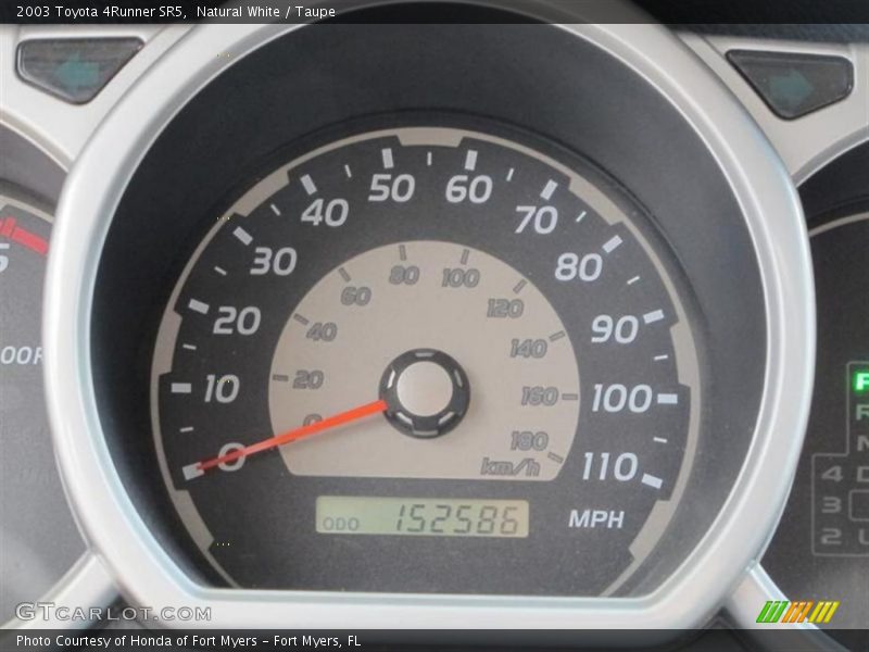 Natural White / Taupe 2003 Toyota 4Runner SR5