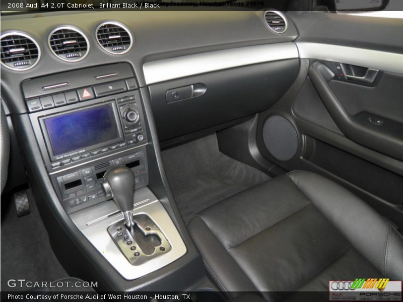 Brilliant Black / Black 2008 Audi A4 2.0T Cabriolet