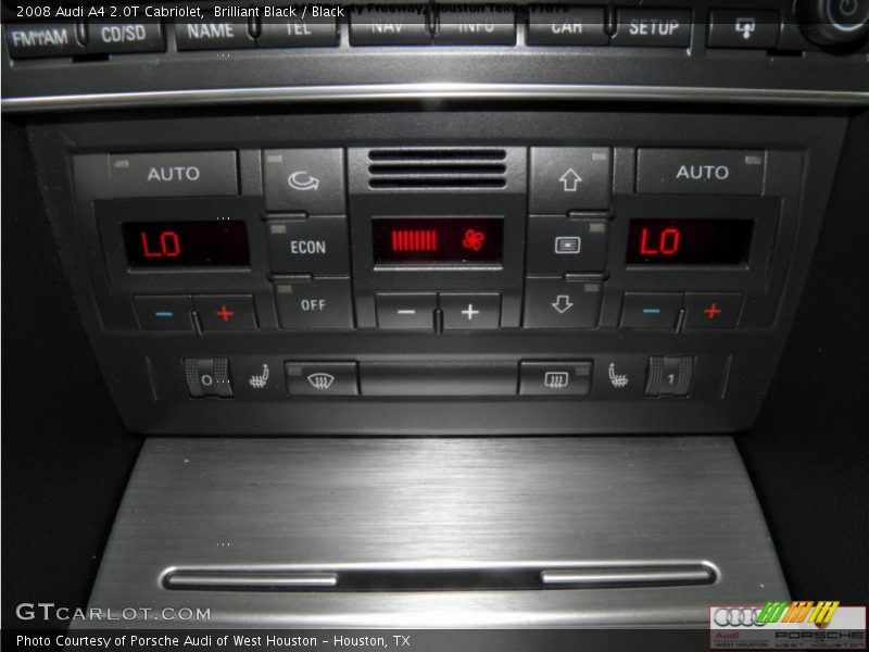 Brilliant Black / Black 2008 Audi A4 2.0T Cabriolet