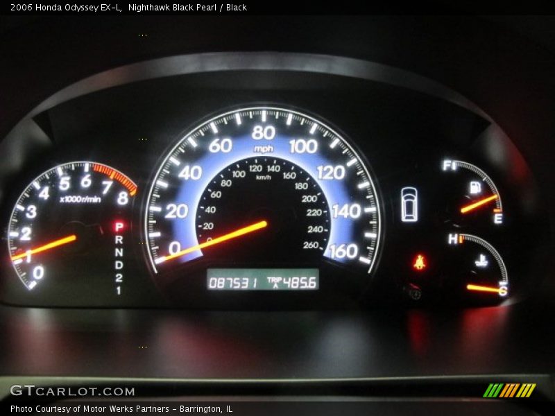 Nighthawk Black Pearl / Black 2006 Honda Odyssey EX-L