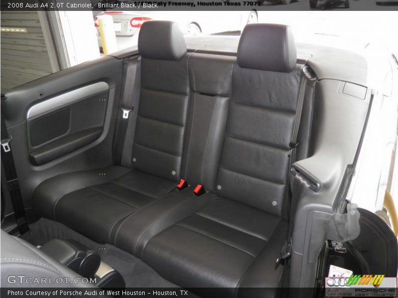 Brilliant Black / Black 2008 Audi A4 2.0T Cabriolet