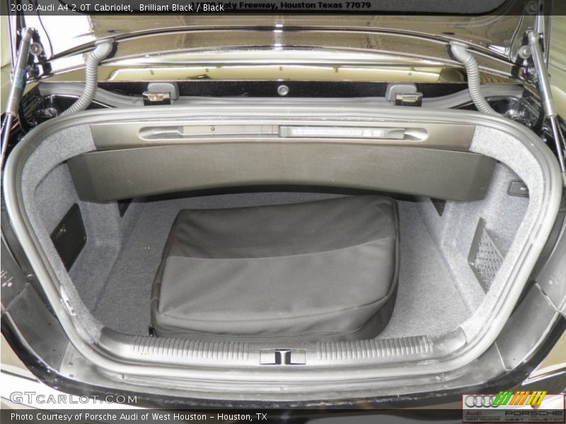 Brilliant Black / Black 2008 Audi A4 2.0T Cabriolet