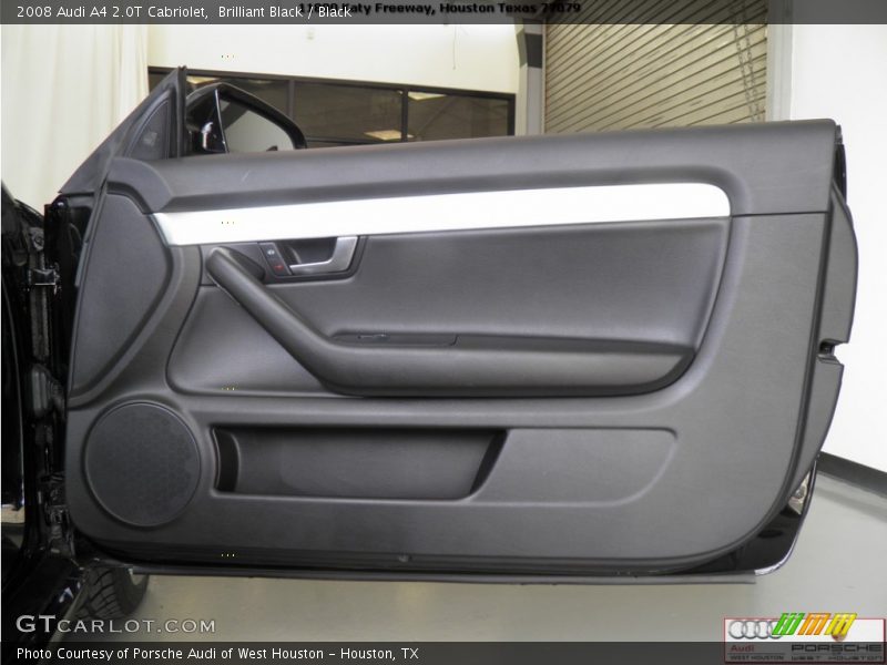 Brilliant Black / Black 2008 Audi A4 2.0T Cabriolet