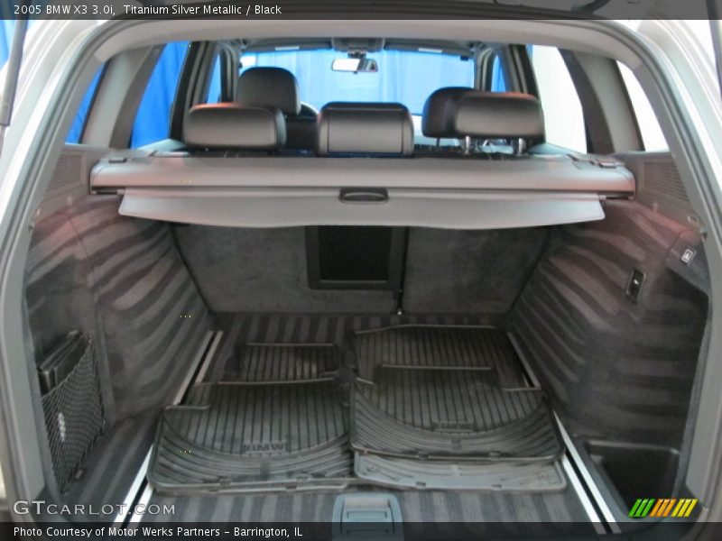 Titanium Silver Metallic / Black 2005 BMW X3 3.0i