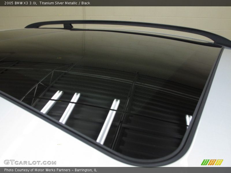 Titanium Silver Metallic / Black 2005 BMW X3 3.0i