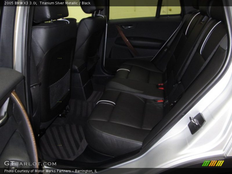 Titanium Silver Metallic / Black 2005 BMW X3 3.0i