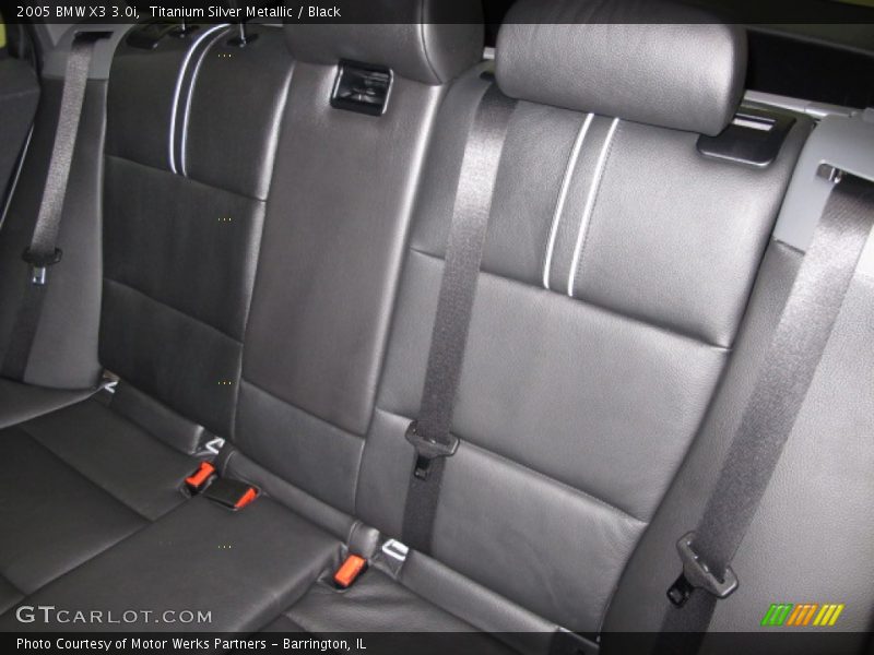 Titanium Silver Metallic / Black 2005 BMW X3 3.0i