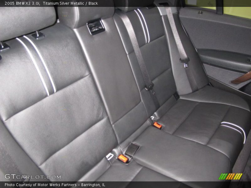 Titanium Silver Metallic / Black 2005 BMW X3 3.0i