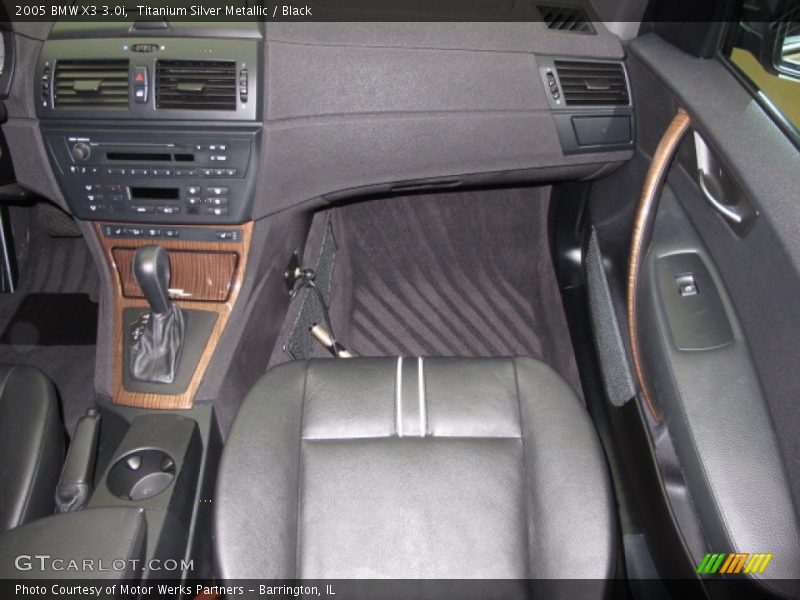 Titanium Silver Metallic / Black 2005 BMW X3 3.0i