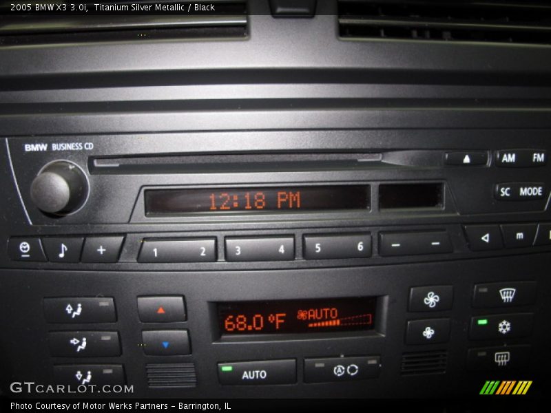 Titanium Silver Metallic / Black 2005 BMW X3 3.0i