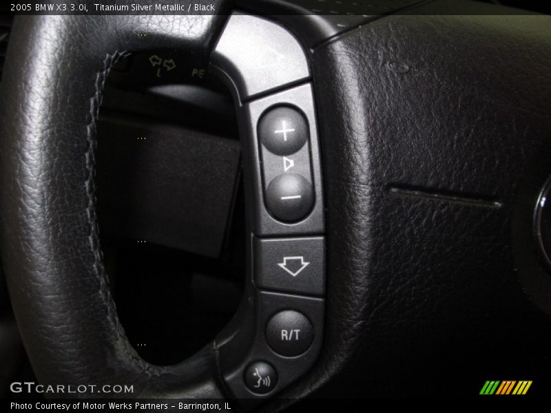 Titanium Silver Metallic / Black 2005 BMW X3 3.0i