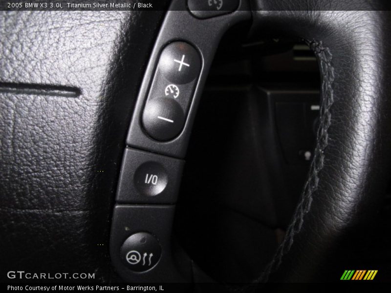 Titanium Silver Metallic / Black 2005 BMW X3 3.0i