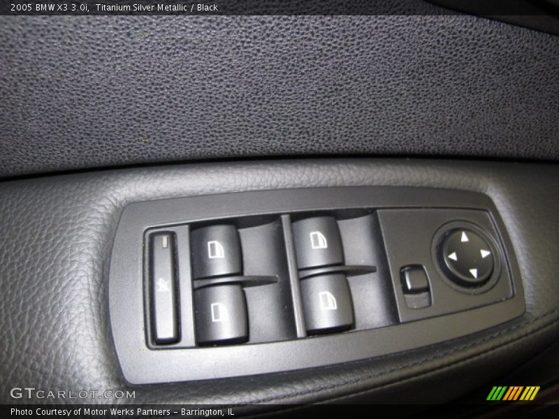 Titanium Silver Metallic / Black 2005 BMW X3 3.0i