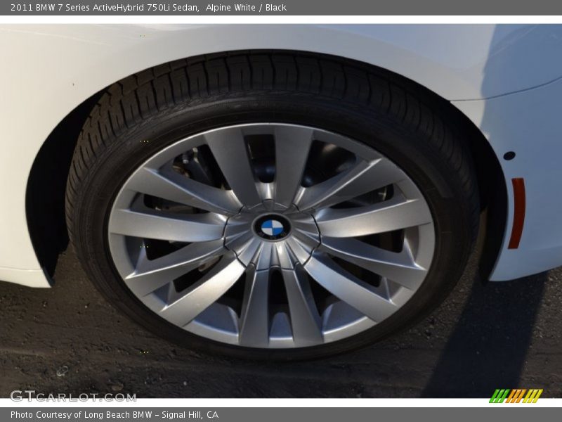 Alpine White / Black 2011 BMW 7 Series ActiveHybrid 750Li Sedan