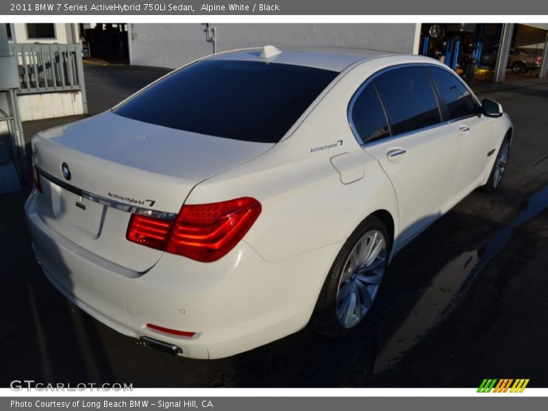 Alpine White / Black 2011 BMW 7 Series ActiveHybrid 750Li Sedan