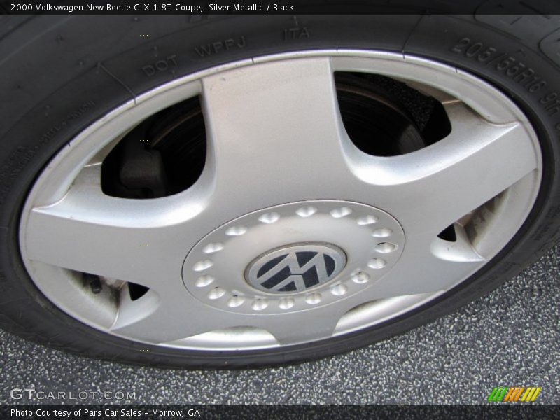 Silver Metallic / Black 2000 Volkswagen New Beetle GLX 1.8T Coupe