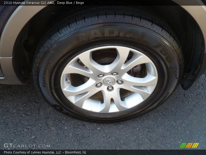 Deep Blue / Beige 2010 Hyundai Veracruz GLS AWD