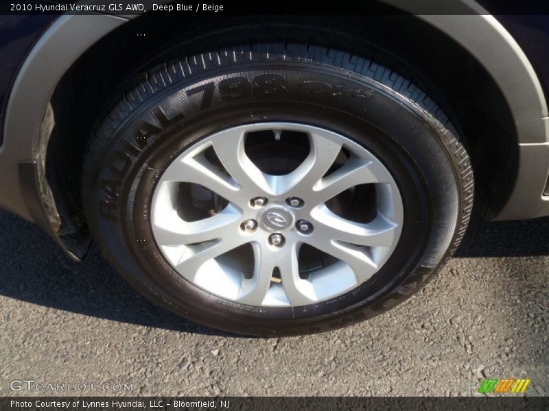 Deep Blue / Beige 2010 Hyundai Veracruz GLS AWD