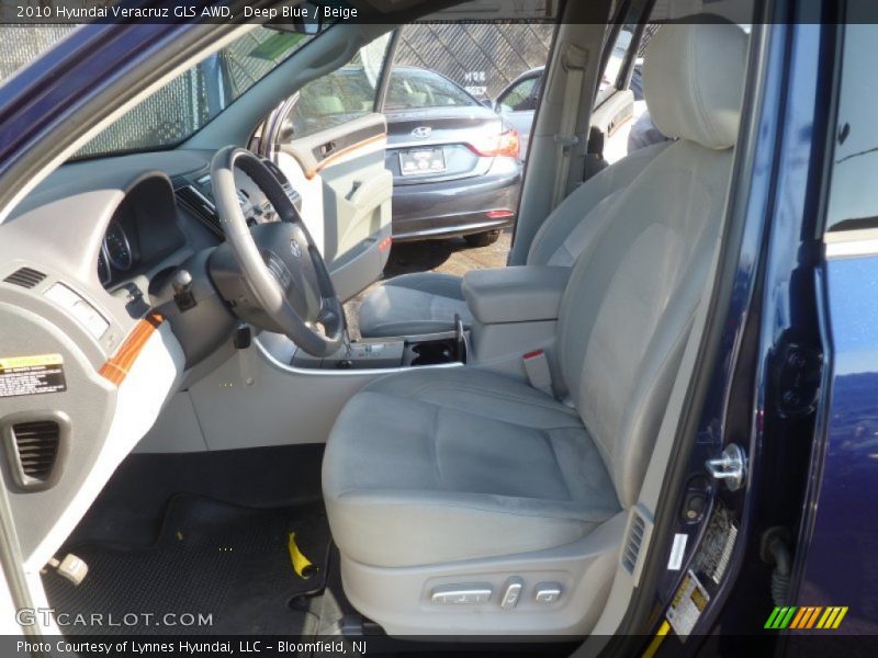 Deep Blue / Beige 2010 Hyundai Veracruz GLS AWD