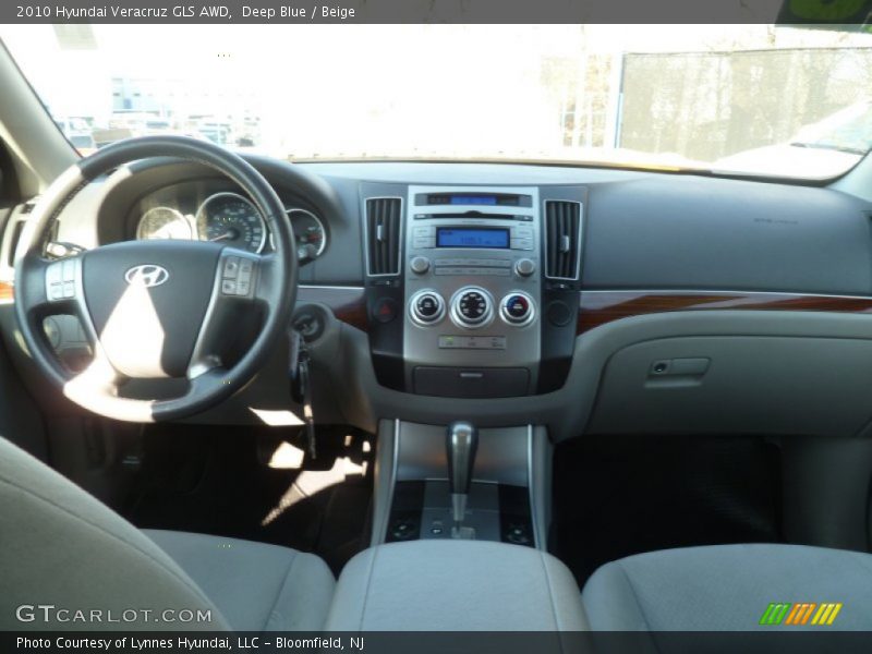 Deep Blue / Beige 2010 Hyundai Veracruz GLS AWD