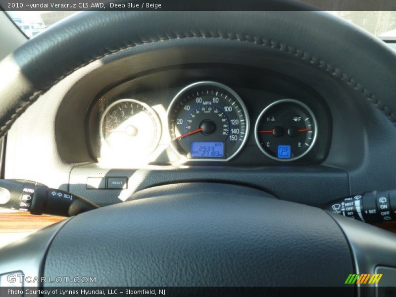 Deep Blue / Beige 2010 Hyundai Veracruz GLS AWD
