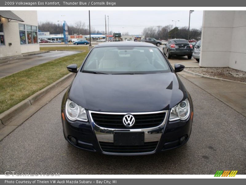 Thunder Blue / Cornsilk Beige 2009 Volkswagen Eos Komfort