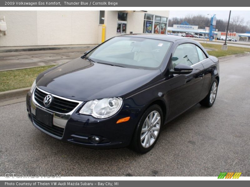 Thunder Blue / Cornsilk Beige 2009 Volkswagen Eos Komfort